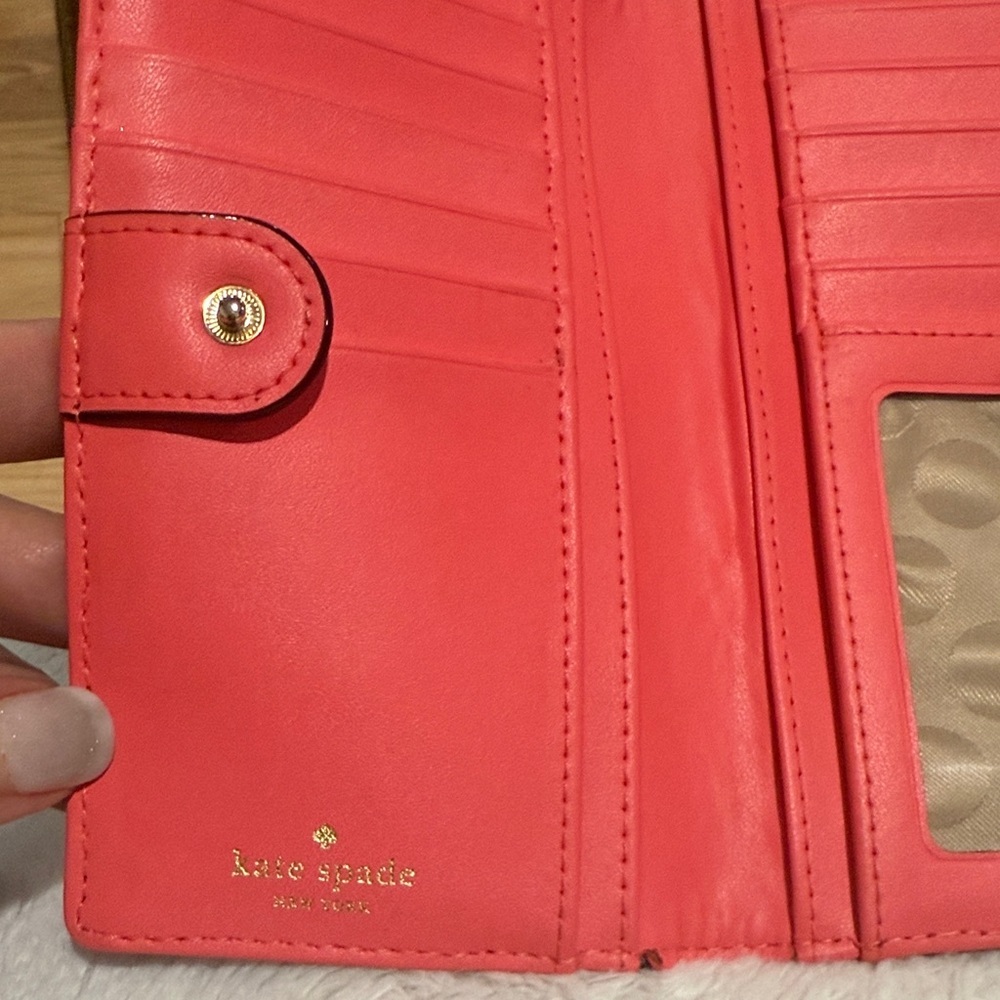 Kate Spade Pink Leather Wallet - Picture 2 of 7